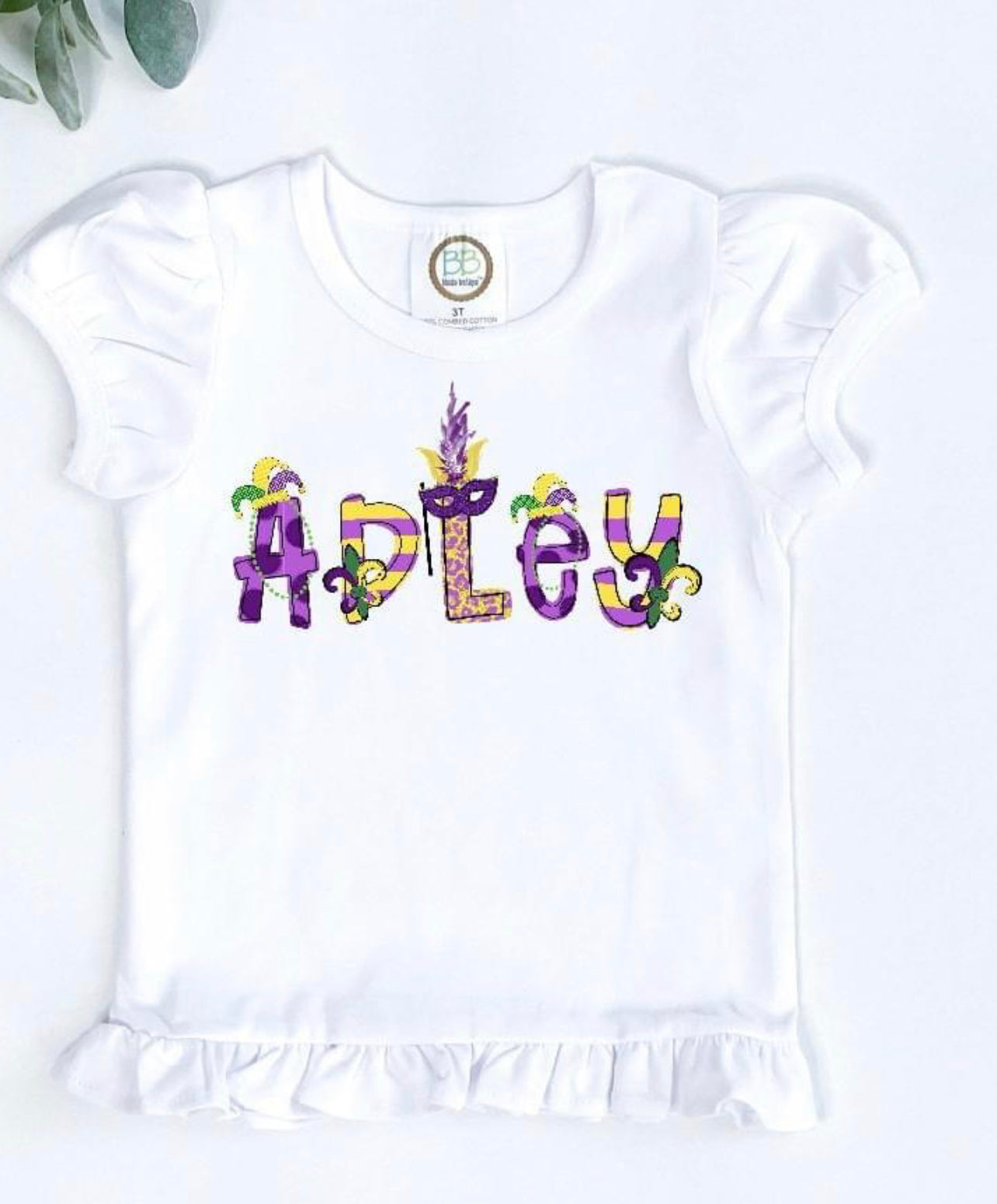 Personalized Mardi Gras Shirt